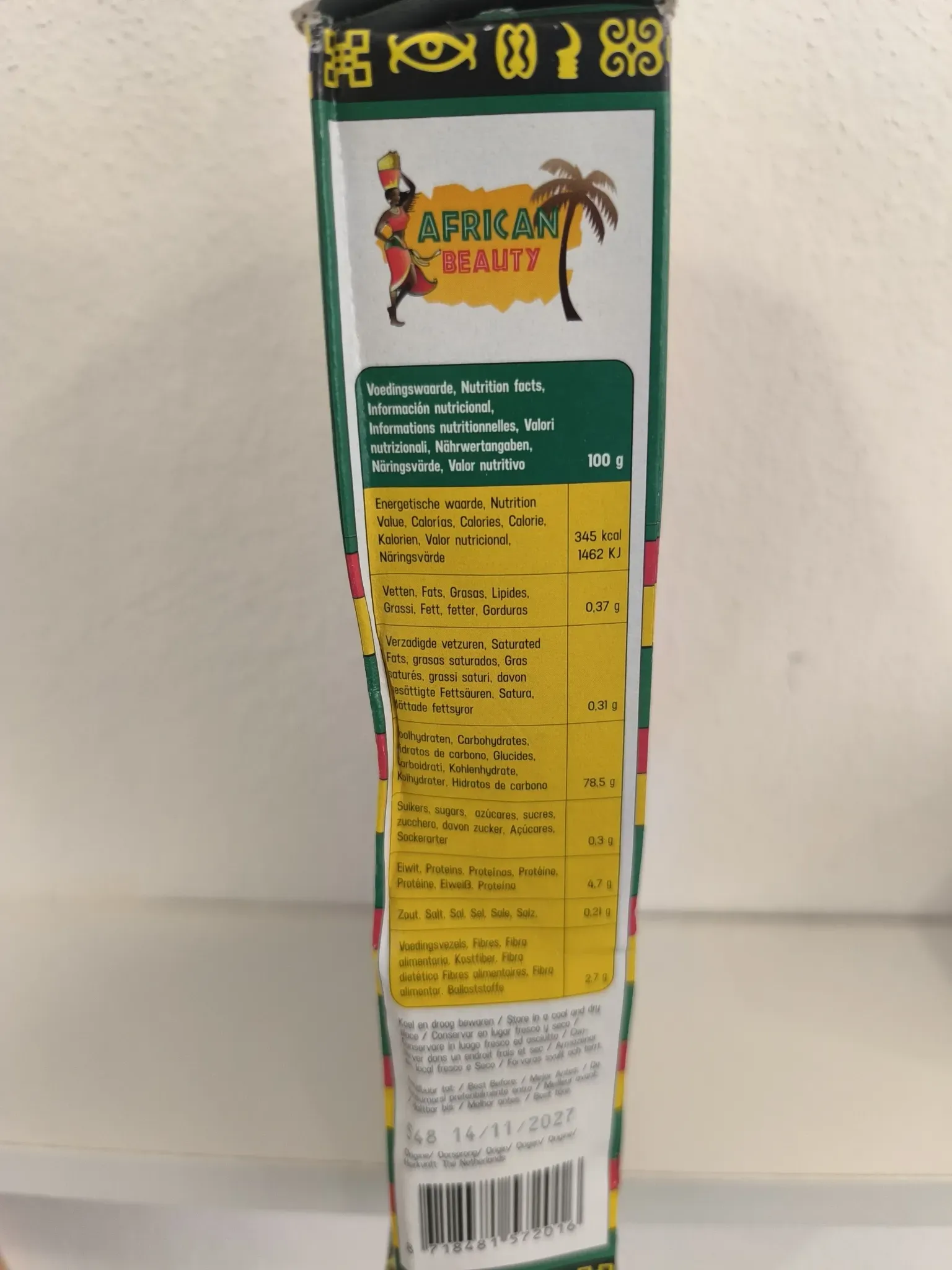 African Beauty Plantain Fufu 681g instant plantain and cassava fufu mix