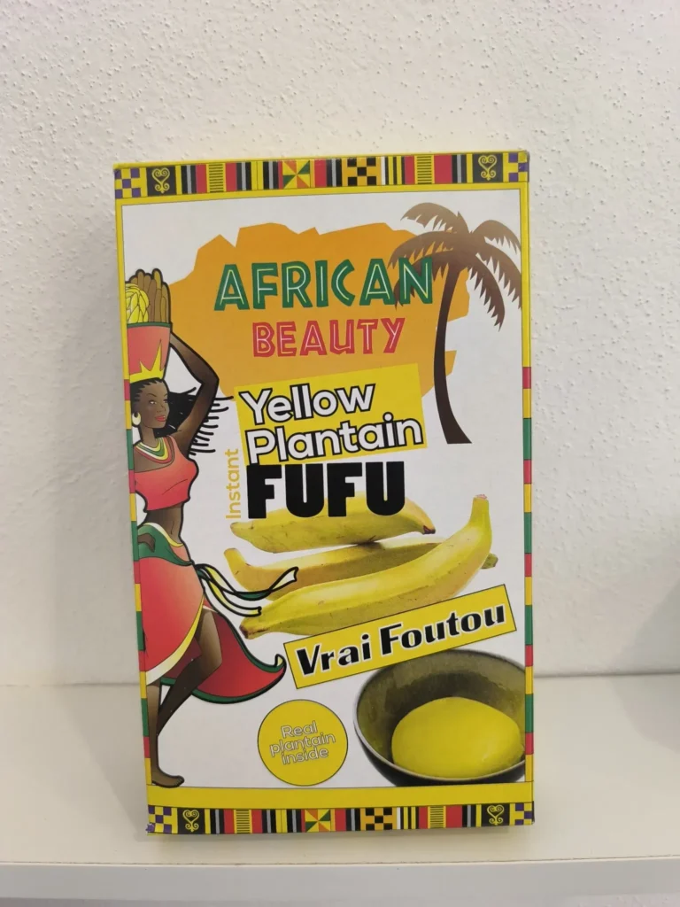 African Beauty Plantain Fufu 681g instant plantain and cassava fufu mix