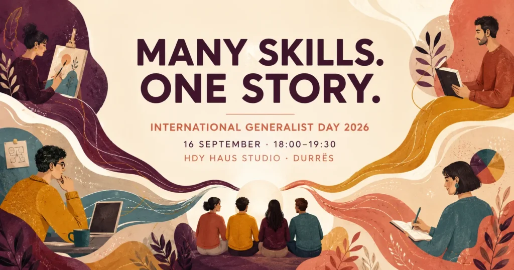 International Generalist Day 2026 at HDY Haus Studio in Durrës
