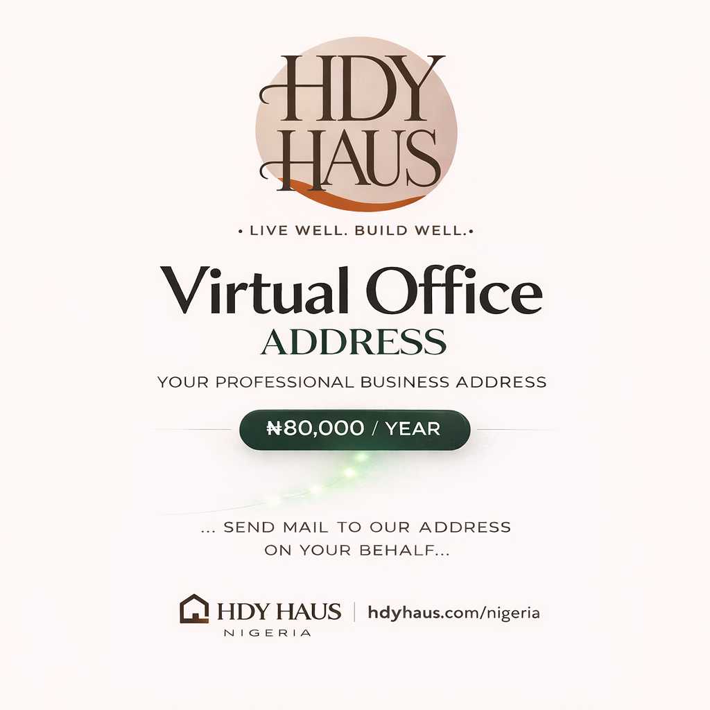 virtual office address in Lagos Nigeria from HDY Haus Ltd