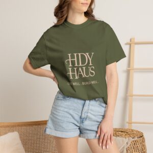 HDY HAUS Logo T-Shirt — Live Well, Build Well Minimal Graphic Tee